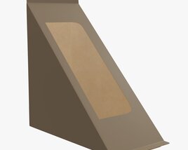 Cardboard Sandwich Box 3D 모델 