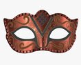 Carnival Mask Decorated With Design 3d model