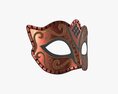 Carnival Mask Decorated With Design 3D模型