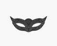 Carnival Mask Decorated With Design 3Dモデル