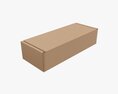 Corrugated Cardboard Paper Box Packaging 01 Modelo 3d