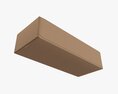 Corrugated Cardboard Paper Box Packaging 01 3D-Modell