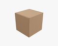 Corrugated Cardboard Paper Box Packaging 05 Modello 3D