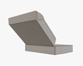 Corrugated Cardboard Paper Box Packaging 07 3D модель