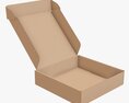 Corrugated Cardboard Paper Box Packaging 08 3D-Modell