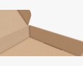 Corrugated Cardboard Paper Box Packaging 08 3D модель