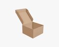 Corrugated Cardboard Paper Box Packaging 09 3D-Modell