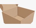 Corrugated Cardboard Paper Box Packaging 09 3D 모델 