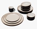 Dinnerware Set 01 Bowl Mug Dinner Salad Plate Platter 3D модель