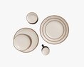Dinnerware Set 01 Bowl Mug Dinner Salad Plate Platter Modèle 3d