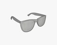 Sunglasses with White Frames 3D 모델 