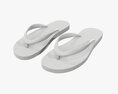 Flip-Flops Footwear Woman Summer Beach 01 3Dモデル