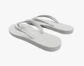 Flip-Flops Footwear Woman Summer Beach 01 Modelo 3d