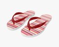 Flip-Flops Footwear Woman Summer Beach 02 3D 모델 
