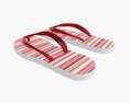 Flip-Flops Footwear Woman Summer Beach 02 3D-Modell