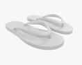 Flip-Flops Footwear Woman Summer Beach 02 3D модель