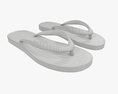 Flip-Flops Footwear Woman Summer Beach 02 3d model