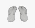 Flip-Flops Footwear Woman Summer Beach 02 3Dモデル