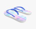 Flip-Flops Footwear Woman Summer Beach 03 3D модель