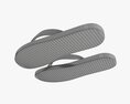 Flip-Flops Footwear Woman Summer Beach 03 3D模型