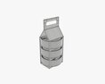Food Tin Can Carrier Package 3D模型