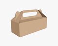 Gable Box Cardboard Food Packaging 04 3D模型