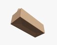 Gable Box Cardboard Food Packaging 04 Modello 3D