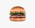Hamburger Fast Food 02 3Dモデル