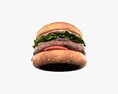 Hamburger Fast Food 02 Modelo 3D