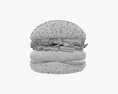 Hamburger Fast Food 02 Modelo 3D