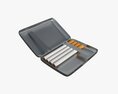 Metal Cigarette Case Box 01 Open 3d model
