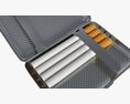Metal Cigarette Case Box 01 Open Modelo 3D