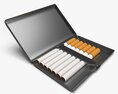 Metal Cigarette Case Box 02 Open 3d model
