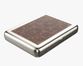 Metal Cigarette Case Box 03 Closed 3D 모델 