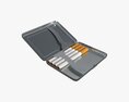 Metal Cigarette Case Box 03 Open 3d model