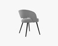 Modern Chair Upholstered 01 Modelo 3D