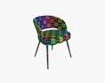 Modern Chair Upholstered 01 Modèle 3d