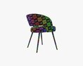 Modern Chair Upholstered 01 Modèle 3d