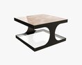 Modern Coffee Table 01 3D 모델 