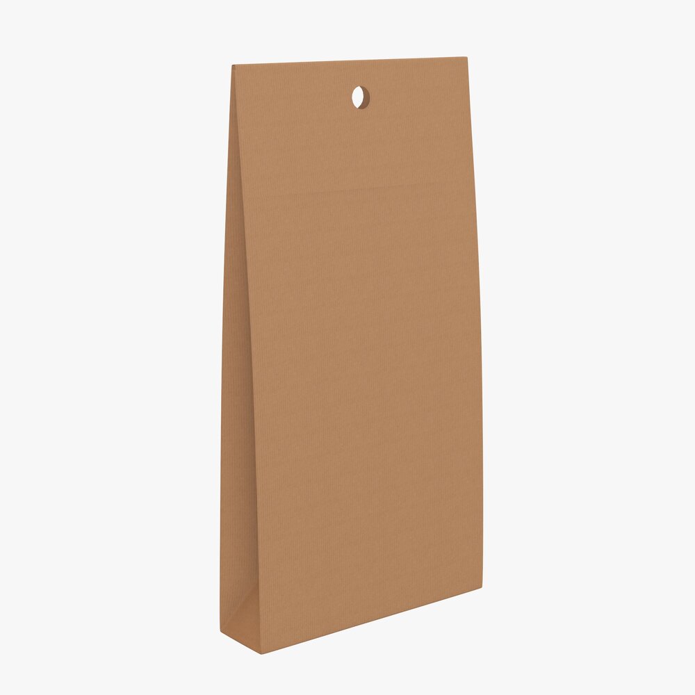 Paper Bag Packaging 02 Modelo 3d