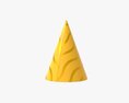 Yellow Party Hat Modello 3D