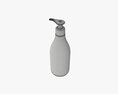 Plastic Shampoo Bottle With Dosator 3Dモデル