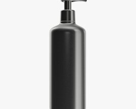 Plastic Shampoo Bottle With Dosator Type 2 3D model
