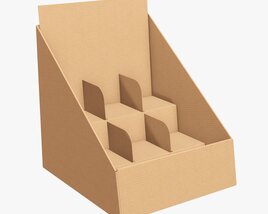 Product Display Cardboard Stand 03 3D-Modell