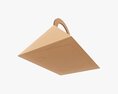 Pyramid Carrying Cardboard Box 3D 모델 