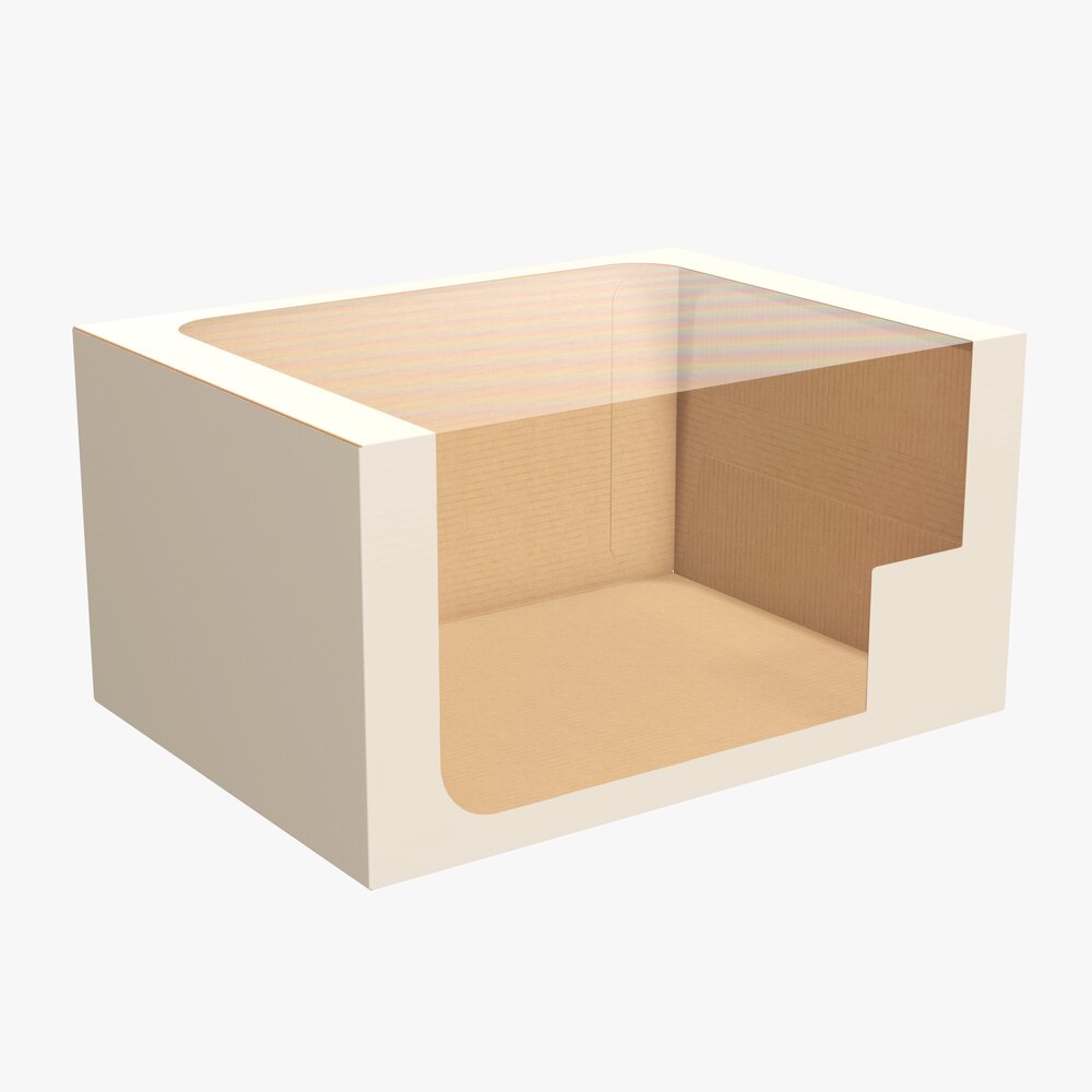 Retail Cardboard Display Box 09 3D модель