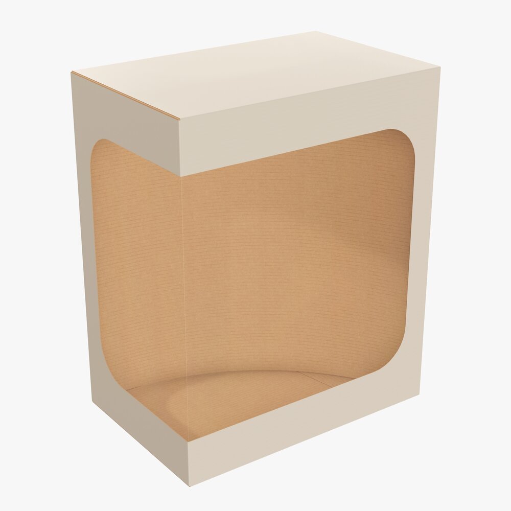 Retail Cardboard Display Box 10 3D model