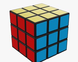 Rubiks Cube 3D 모델 