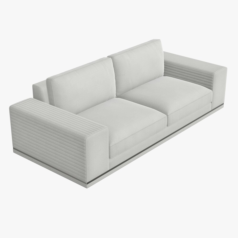 Sofa Modern Two Seat 3D model
