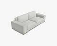 Sofa Modern Two Seat 3D模型